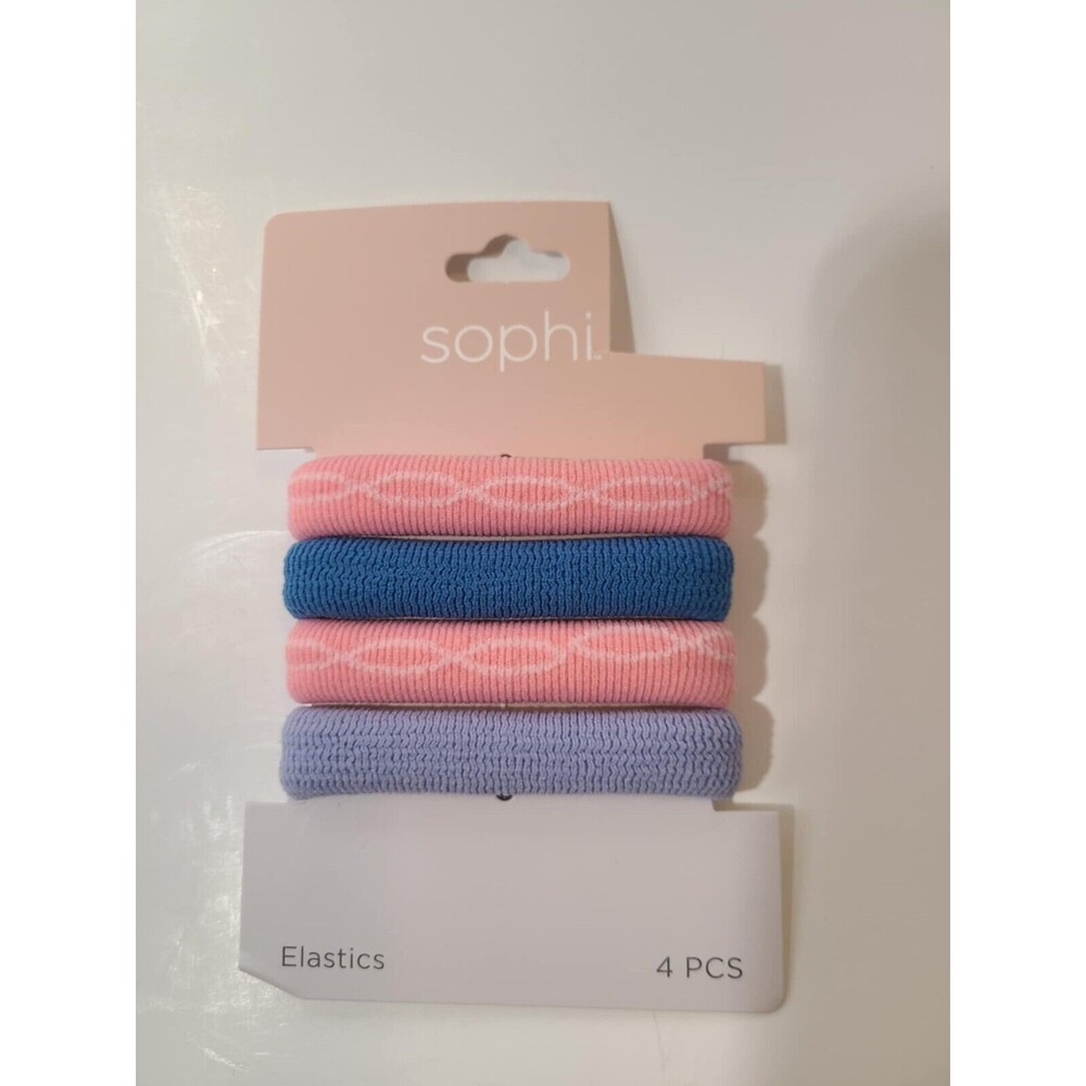 Sophi Hair Elastics 4 pc Ponytailers NEW Braids